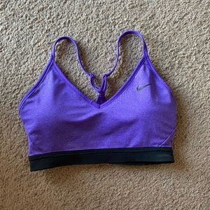 Nike Purple Indie Sports Bra